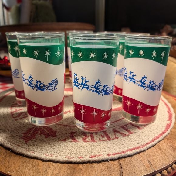 💥SOLD💥Libbey Glassware Up-Up And Away"Set Of 9" - Picture 2 of 6